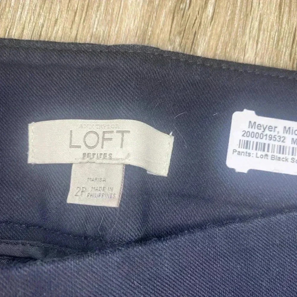 Womens LOFT Black Pants - 2P - Picture 7 of 7